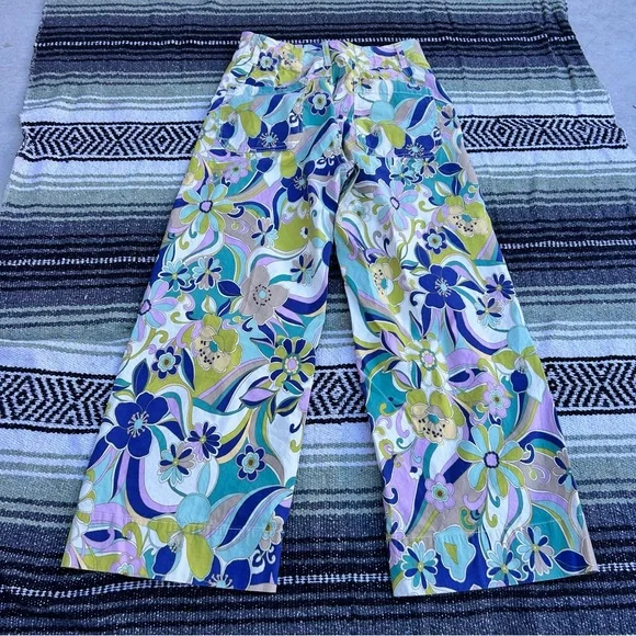 Meave Colette wide leg floral pants size 28 - Picture 7 of 11